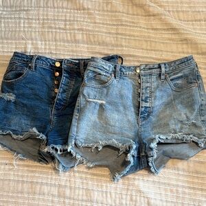 We The Free CRVY denim shorts (set of 2)